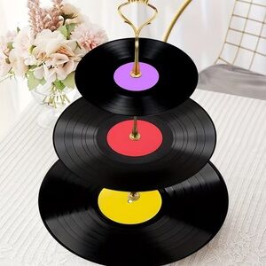 Retro Vinyl Record Party Decoration Set